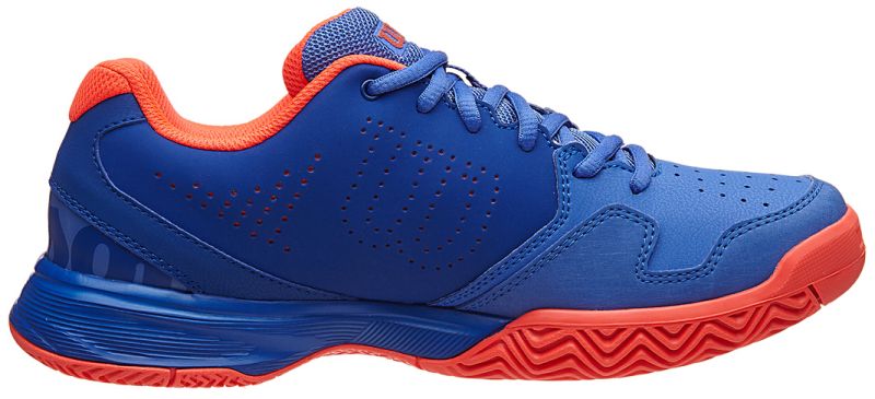 Wilson Kaos Comp JR - amparo blue/surf the web/fiery coral