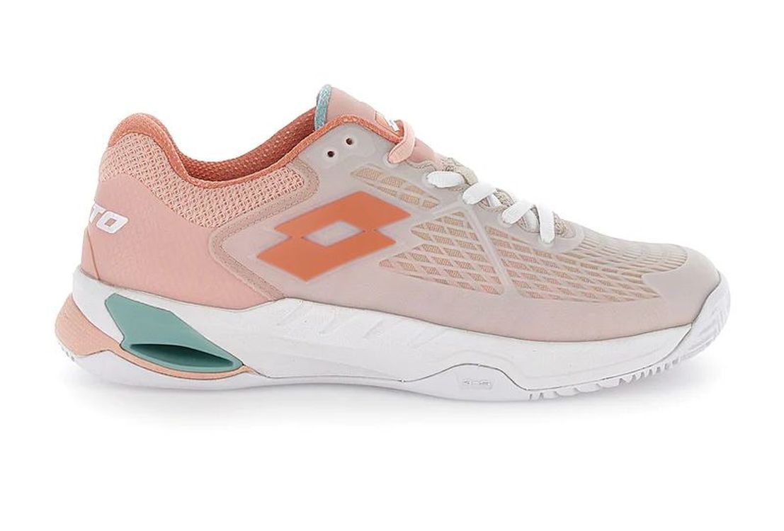 Lotto Mirage 100 II Clay - white/melon orange/peach melba