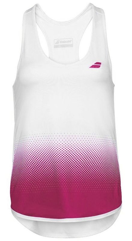 babolat-compete-tank-top-women-white-vivacious-red-1 Babolat Compete Tank Top Women - white/vivacious red