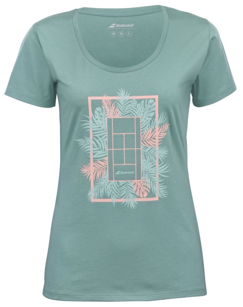 Babolat Exercise Message Tee Woman - trellis