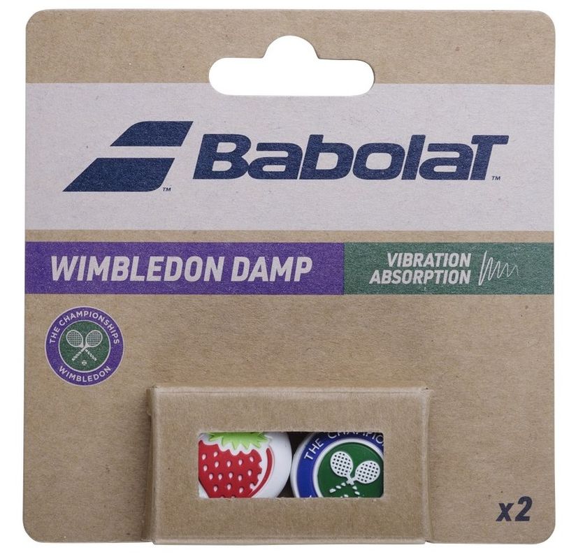Babolat Wimbledon Damp 2P - strawberry/logo wim