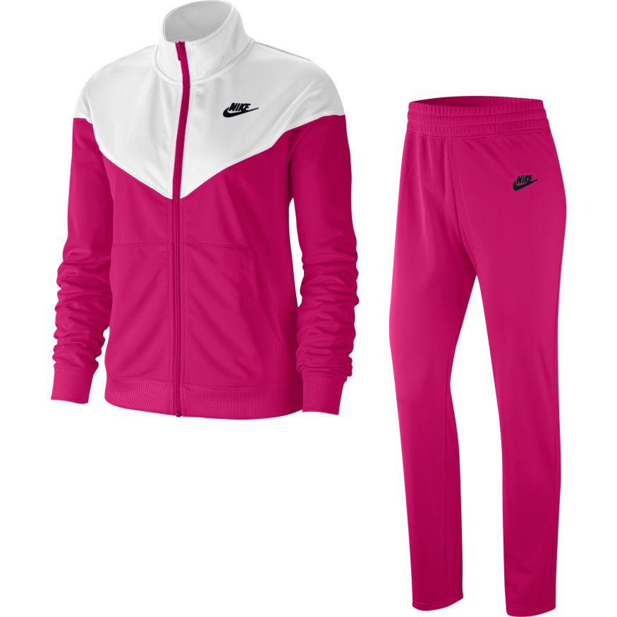 Nike Swoosh Track Suit W - fireberry/white/black