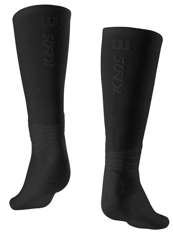 Wilson Men's Kaos Crew Sock 1P - black/black