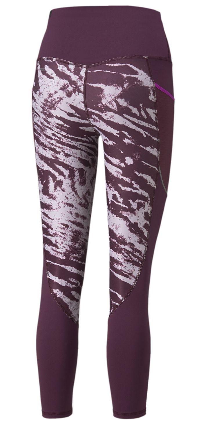 Puma 5K Graphic High Waist 7/8 Leggins - puma black/stardust print
