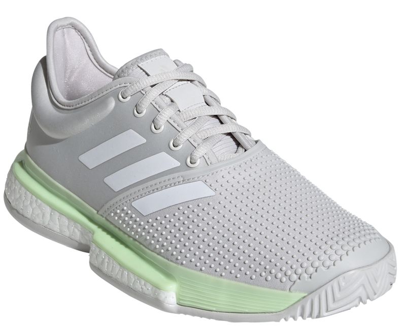 Adidas SoleCourt Boost W - glow green/white/grey one