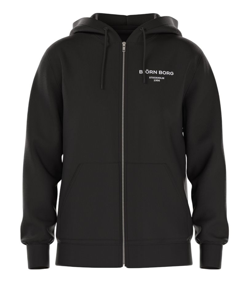 Björn Borg Essential 1 Zip - black beauty Björn Borg Essential 1 Zip - black beauty