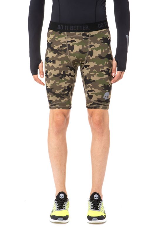 Hydrogen Printed Second Skin Shorts Man - camouflage
