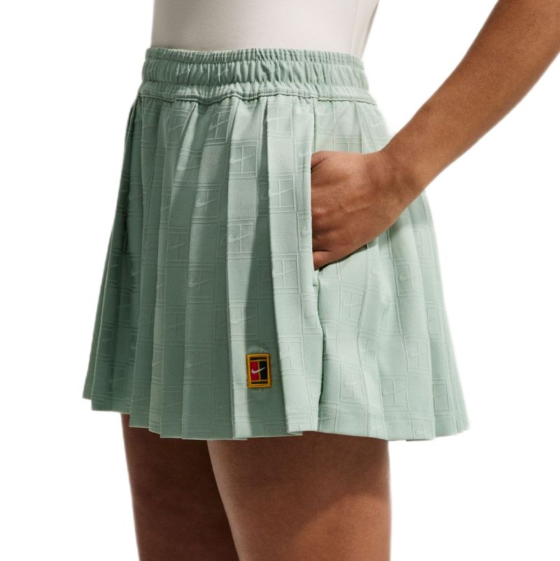 Nike Court Collection Dri-Fit High-Waisted Tennis - steam