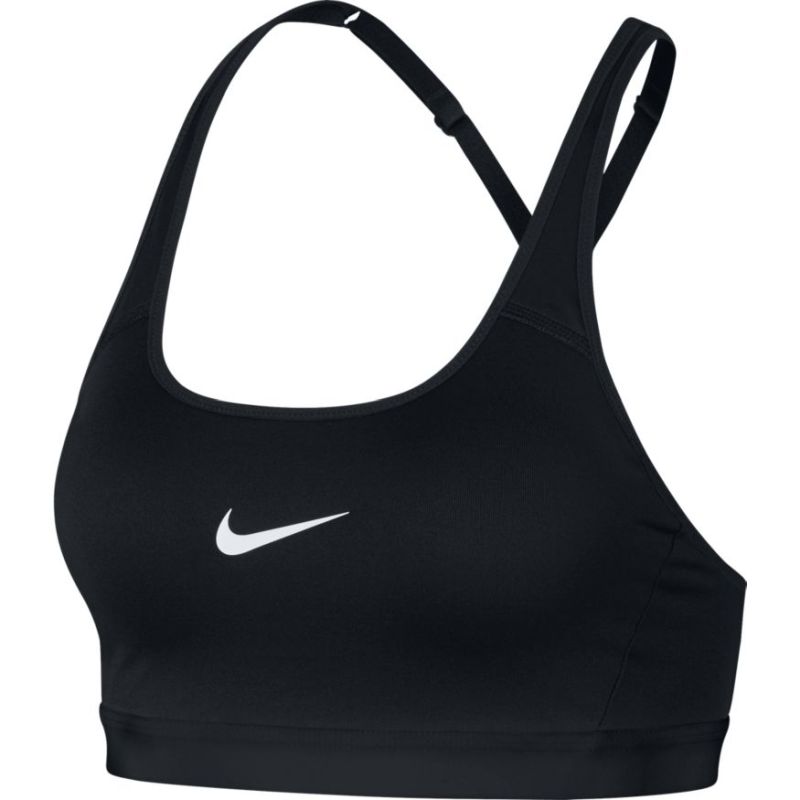 Nike Classic Strappy Bra - black/white/white