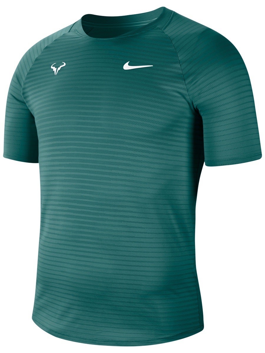 Nike Court Rafa Aeroreact Top SS Slam dark atomic teal/white - Main Image