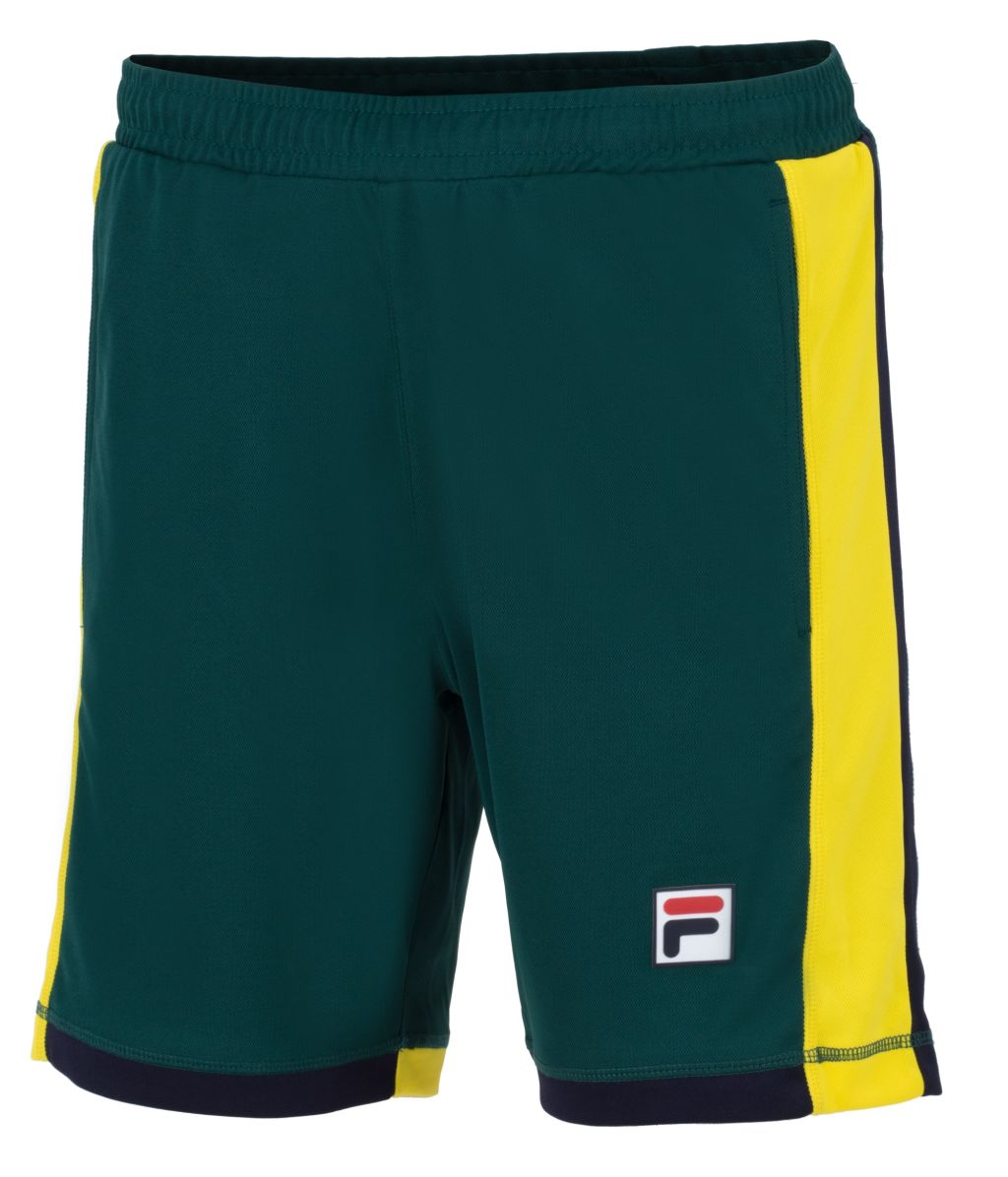 Fila Shorts Todd - deep teal/buttercup/fila navy
