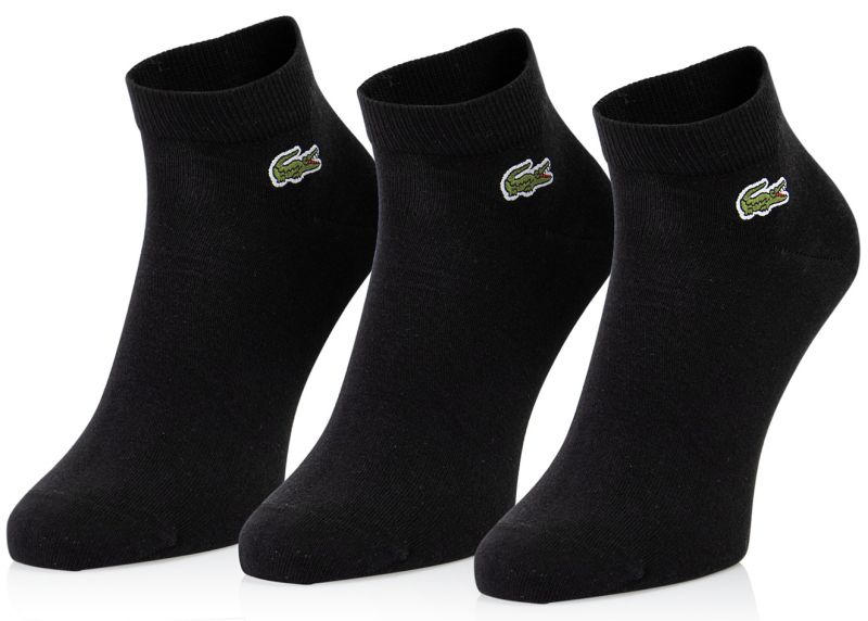 Lacoste SPORT Low-Cut Cotton Socks 3P - black/black/black