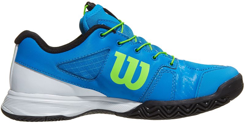Wilson Rush Pro Junior QL - brilliant blue/white/green gecko