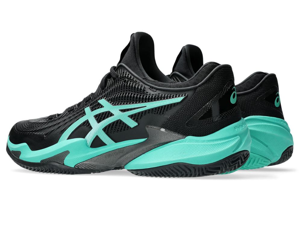 Asics Court FF 3 Clay - black/aurora green Asics Court FF 3 Clay - black/aurora green