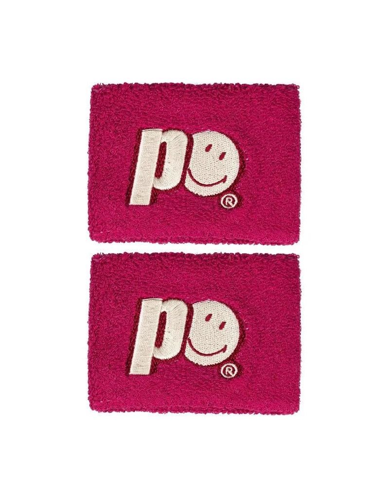 Prince X Smiley Wristband Short 2P - pink raspberry