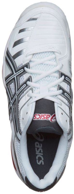 Asics Gel-Challenger 9 Indoor - white/charcoal/red
