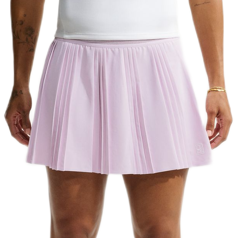 Damska spódniczka Nike Court Advantage Dri-Fit Pleated - bleached lilac/white