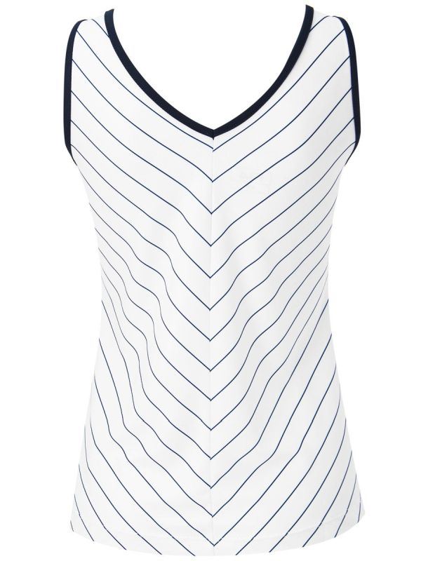 Fila Top Caroline W - white/peacoat blue stripe