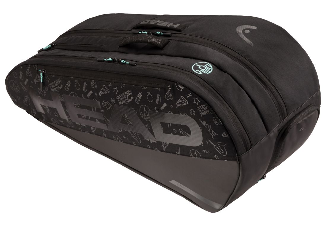 Head Tour Racquet Bag L - neon/black