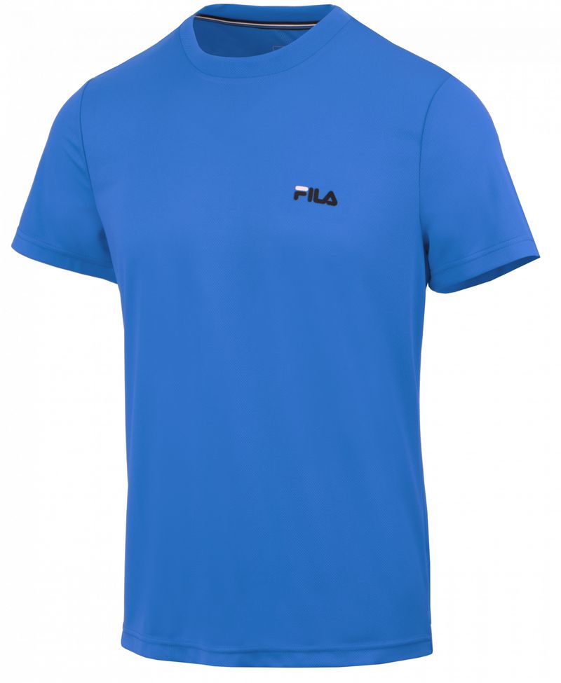 Męski t-shirt Fila Small Logo - blue