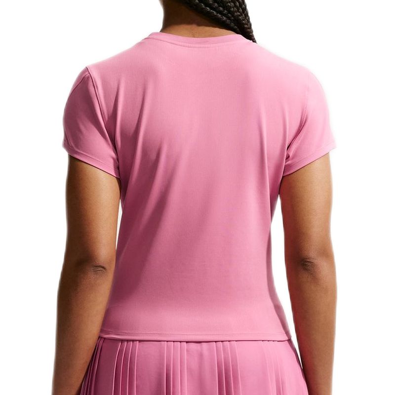 Nike Court Advantage Dri-Fit Short-Sleeve Tennis - peony/white Nike Court Advantage Dri-Fit Short-Sleeve Tennis - peony/white