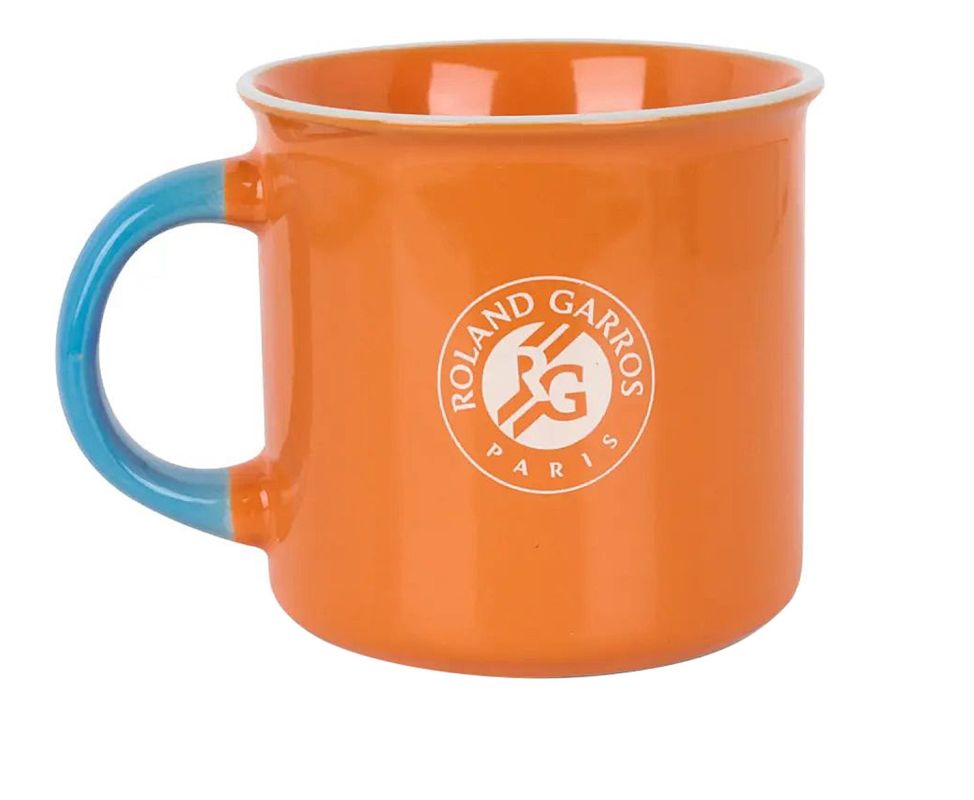 Roland Garros Logo Mug - orange/blue