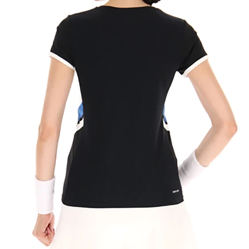 218795-1CL-1 Lotto Squadra III Tee - all black