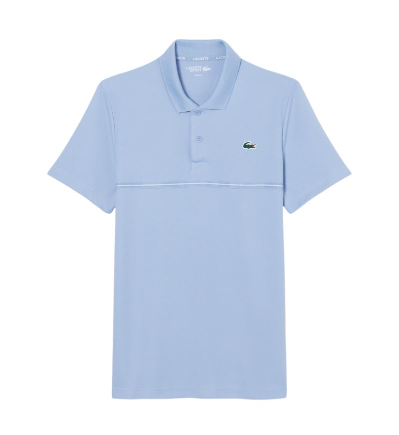 Męskie polo tenisowe Lacoste Ultra Dry Print Sport - aphylla