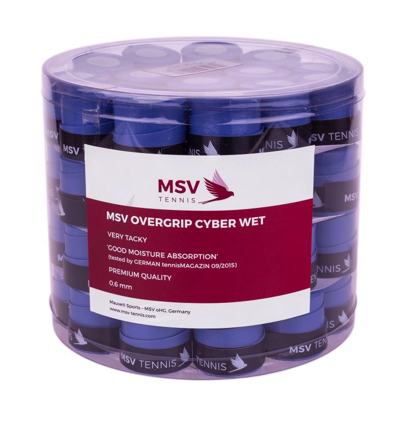 MSV Cyber Wet Overgrip 60P - blue MSV Cyber Wet Overgrip 60P - blue