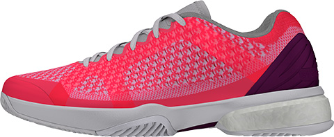 Adidas Stella McCartney Barricade Boost - flash red/white/pop purple