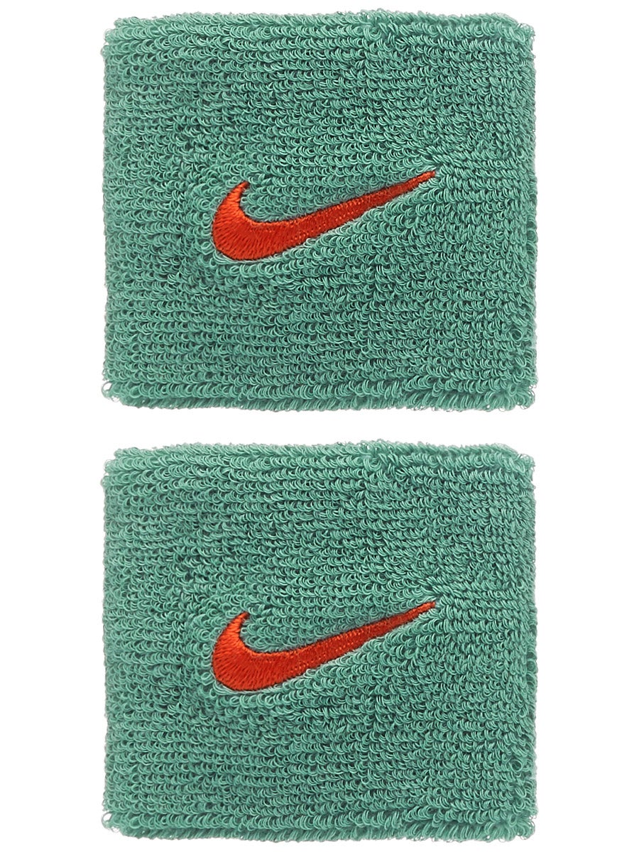 Nike Swoosh Wristbands - healing jade/team orange