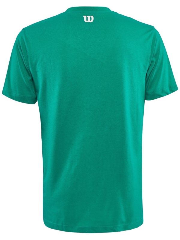 Wilson Tramline Tech Tee M - deep green