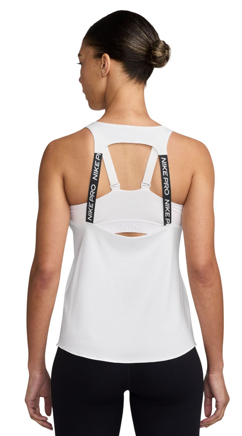 Nike Dri-Fit Pro Tank - white/black 
