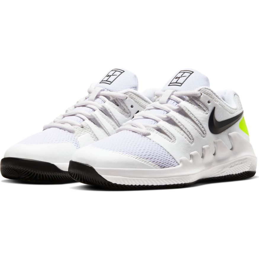 Nike Jr Vapor X - white/black/volt