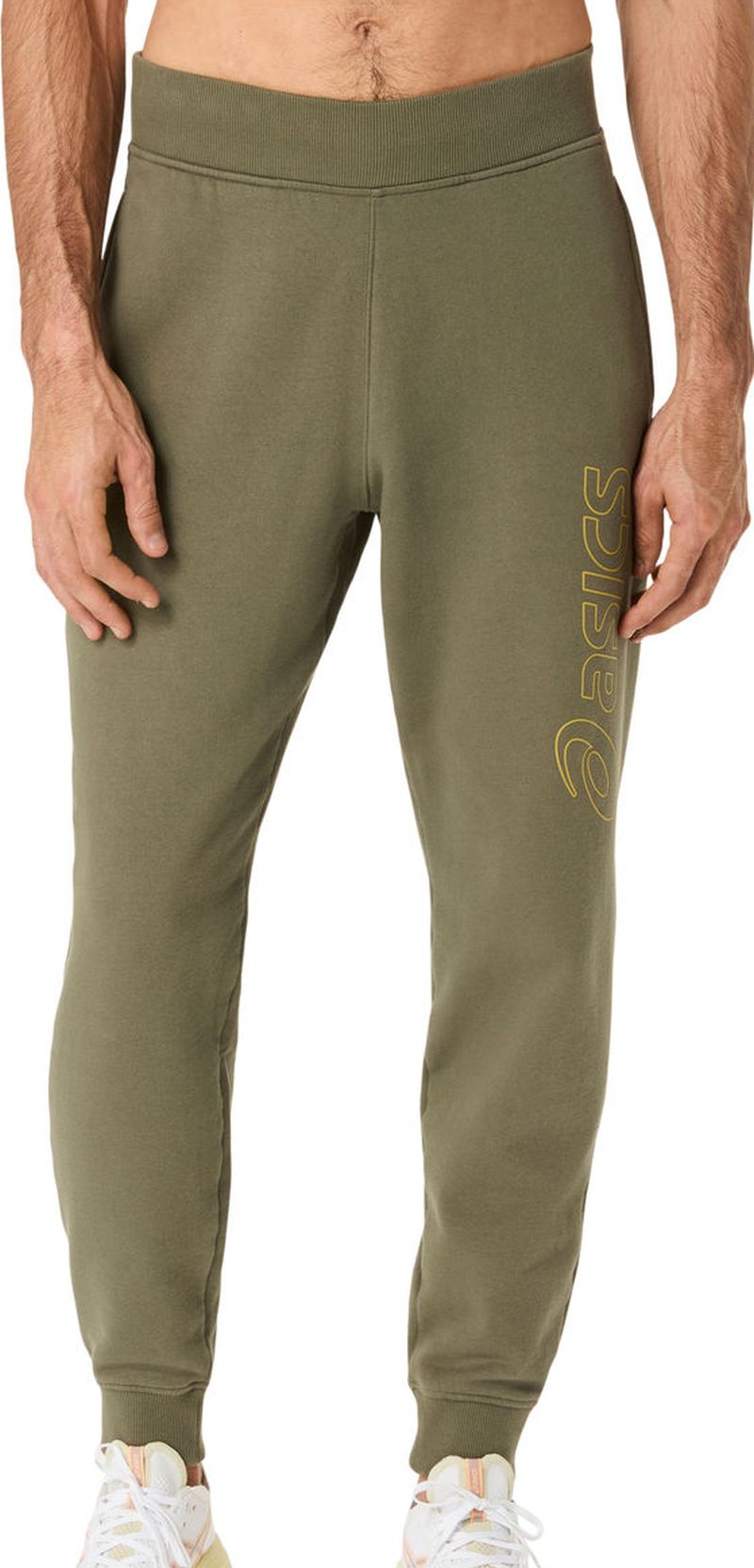 Asics Logo - mantle green