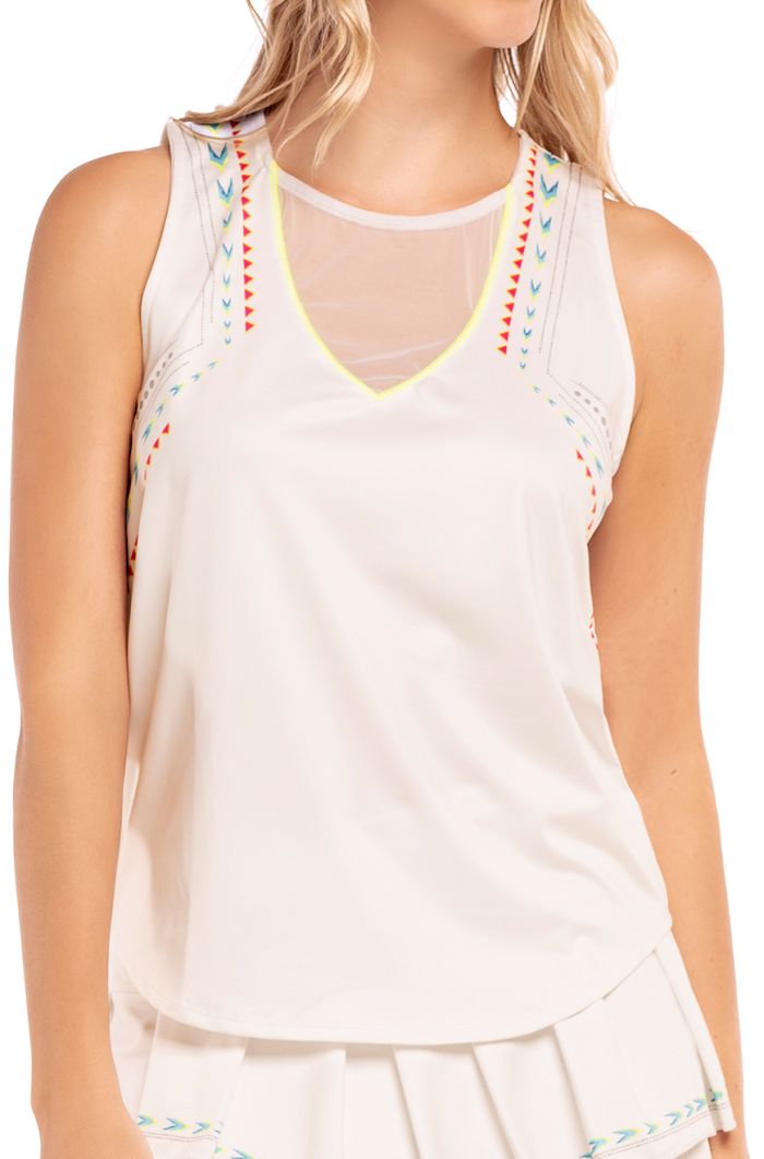 Lucky in Love Desert Vibes Arrow Stripe Tank