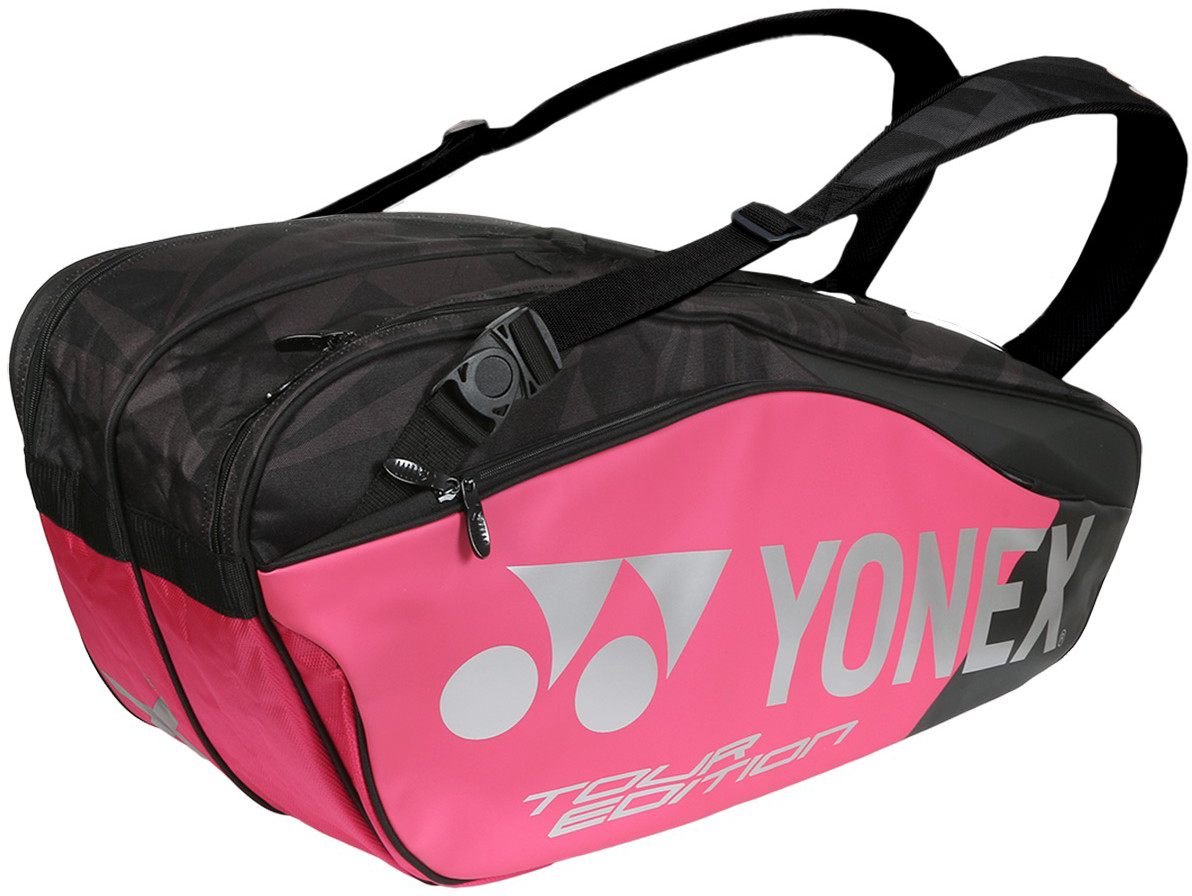 yonex-pro-racquet-bag-6-pack-black-pink-1 Yonex Pro Racquet Bag 6 Pack - black/pink