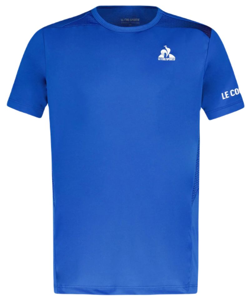 2410535_2 Le Coq Sportif Kids Tennis Pro Short Sleeve N°1 - blue