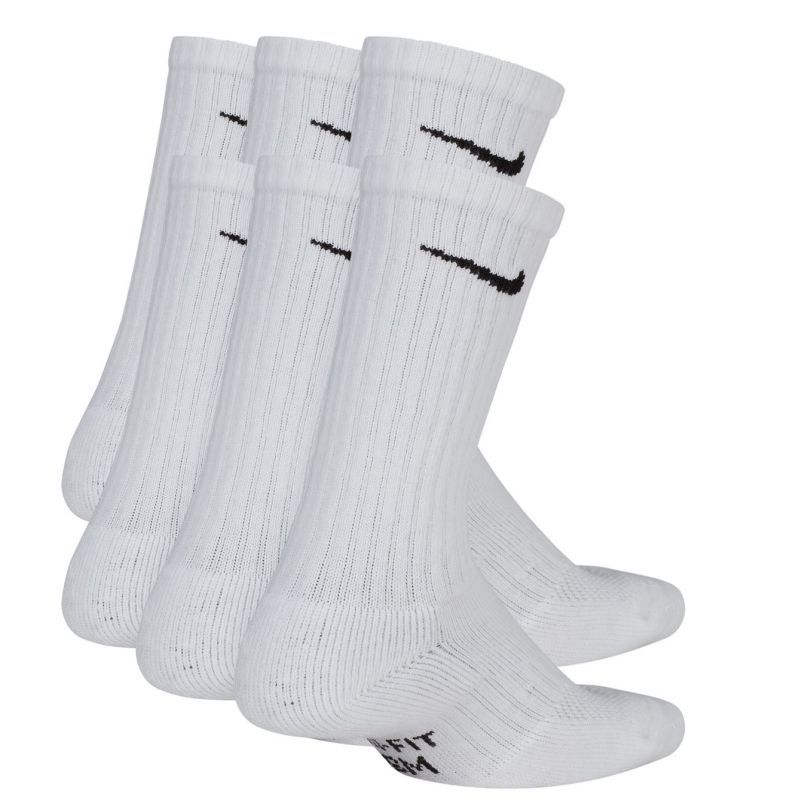 Nike Everyday Crew 6P - white/black