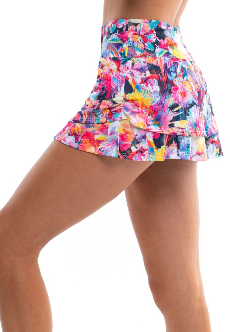 lucky-in-love-techno-tropic-pocket-skirt-women-midnight-3 Lucky in Love Techno Tropic Pocket Skirt Women - midnight