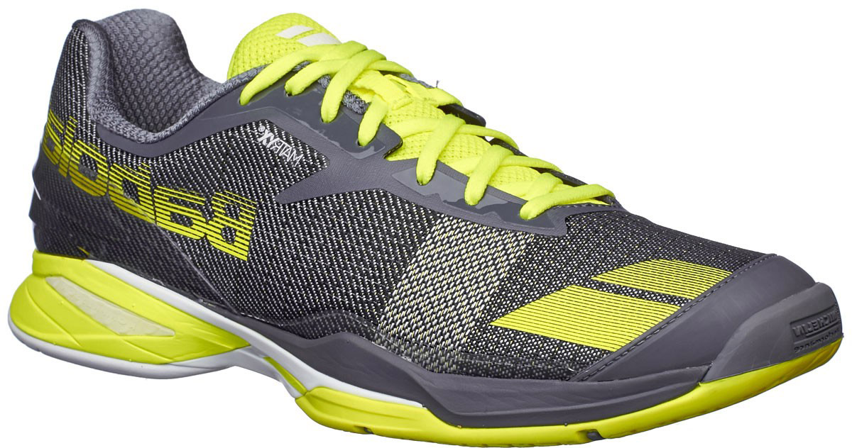 babolat-jet-all-court-m-grey-yellow Babolat Jet All Court M - grey/yellow