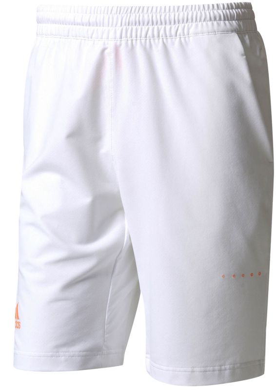 Adidas Barricade Bermuda - white/glow orange