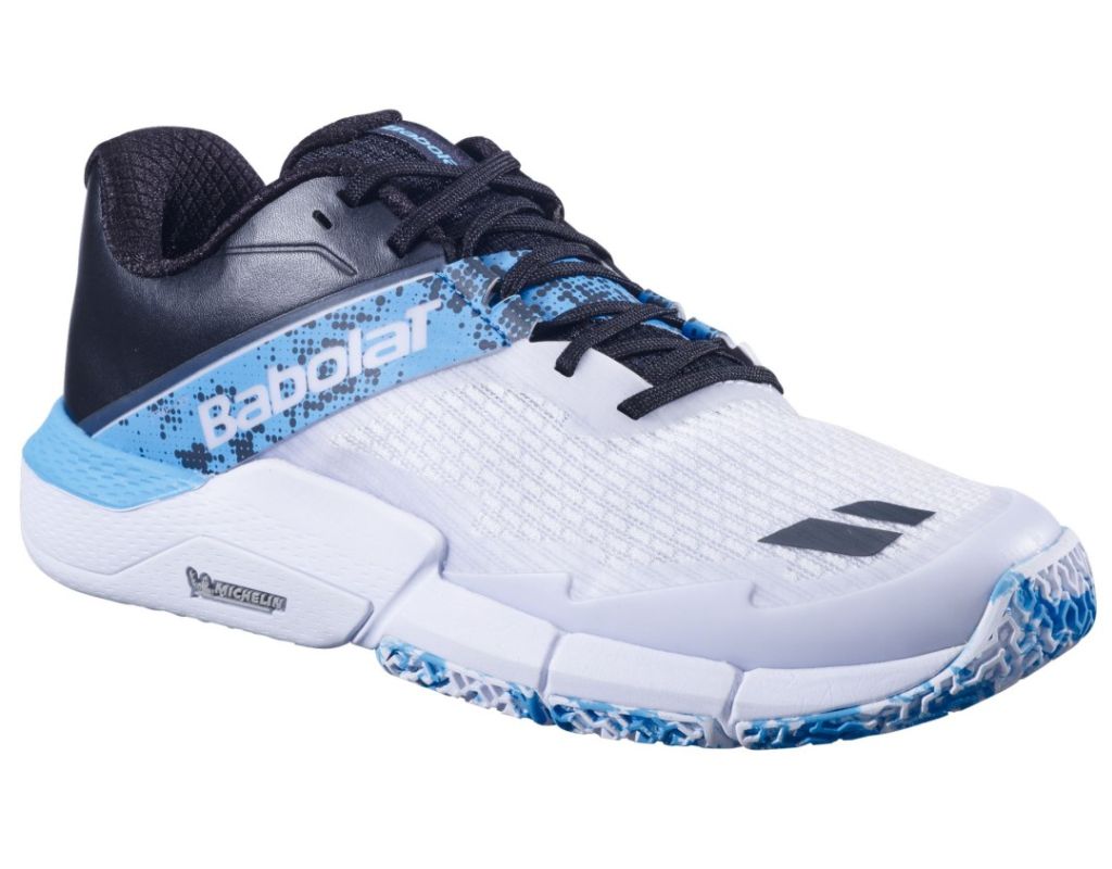 Męskie buty do padla Babolat Movea 2 - white/cyan blue