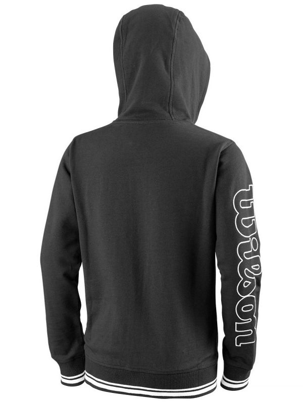 Wilson Y Team II FZ Hoody - black