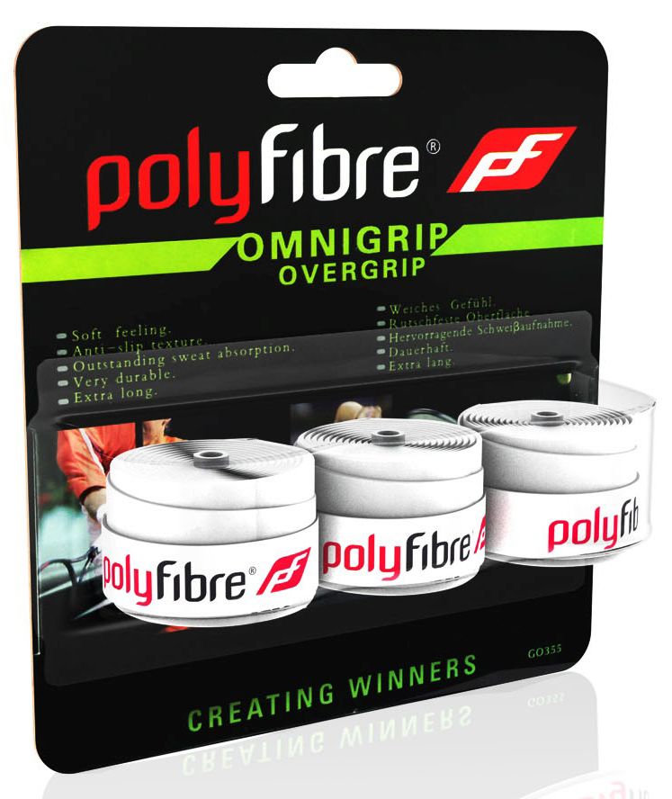 Polyfibre Omnigrip Overgrip 3P - white