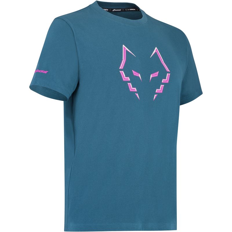 Męski t-shirt Babolat Cotton J.Lebron - legion blue