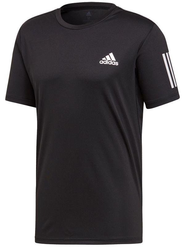 Adidas Club 3 Stripes Tee - black/white