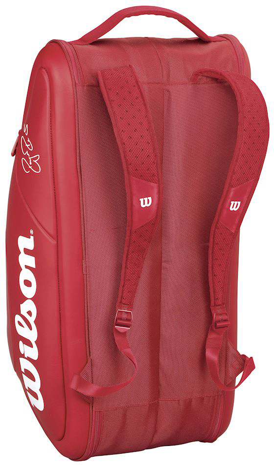 wilson-federer-dna-12-pk-bag-red-3 Wilson Federer DNA 12 Pk Bag - red