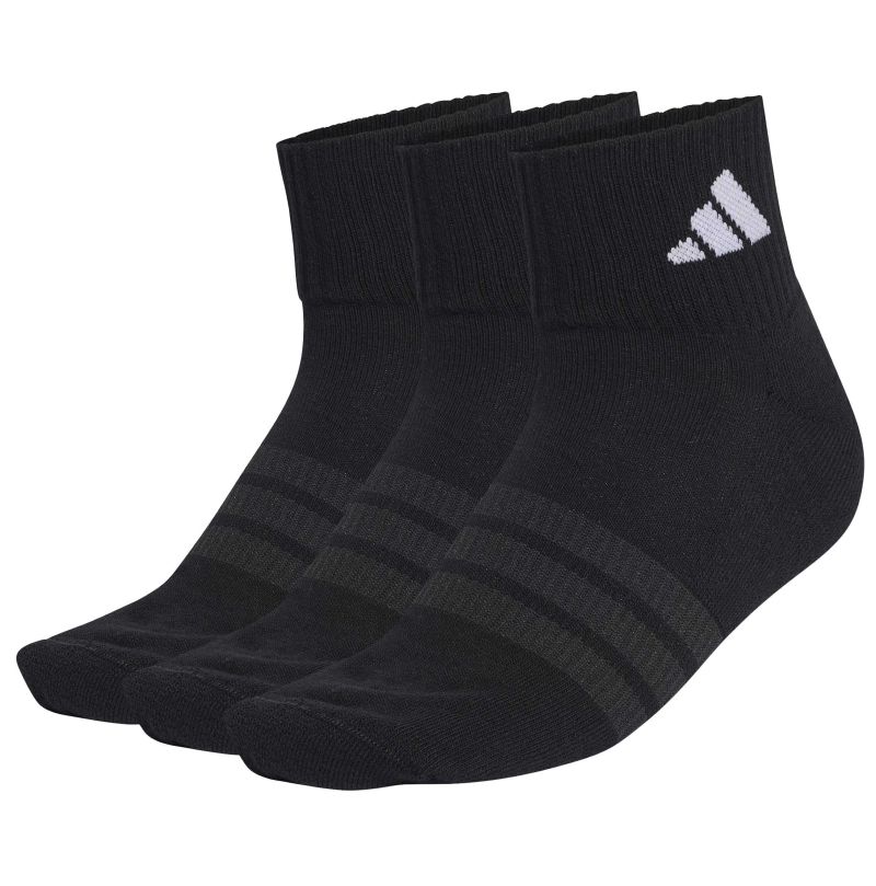 Adidas Cushioned Sportwear Ankle 3P - black/black/black