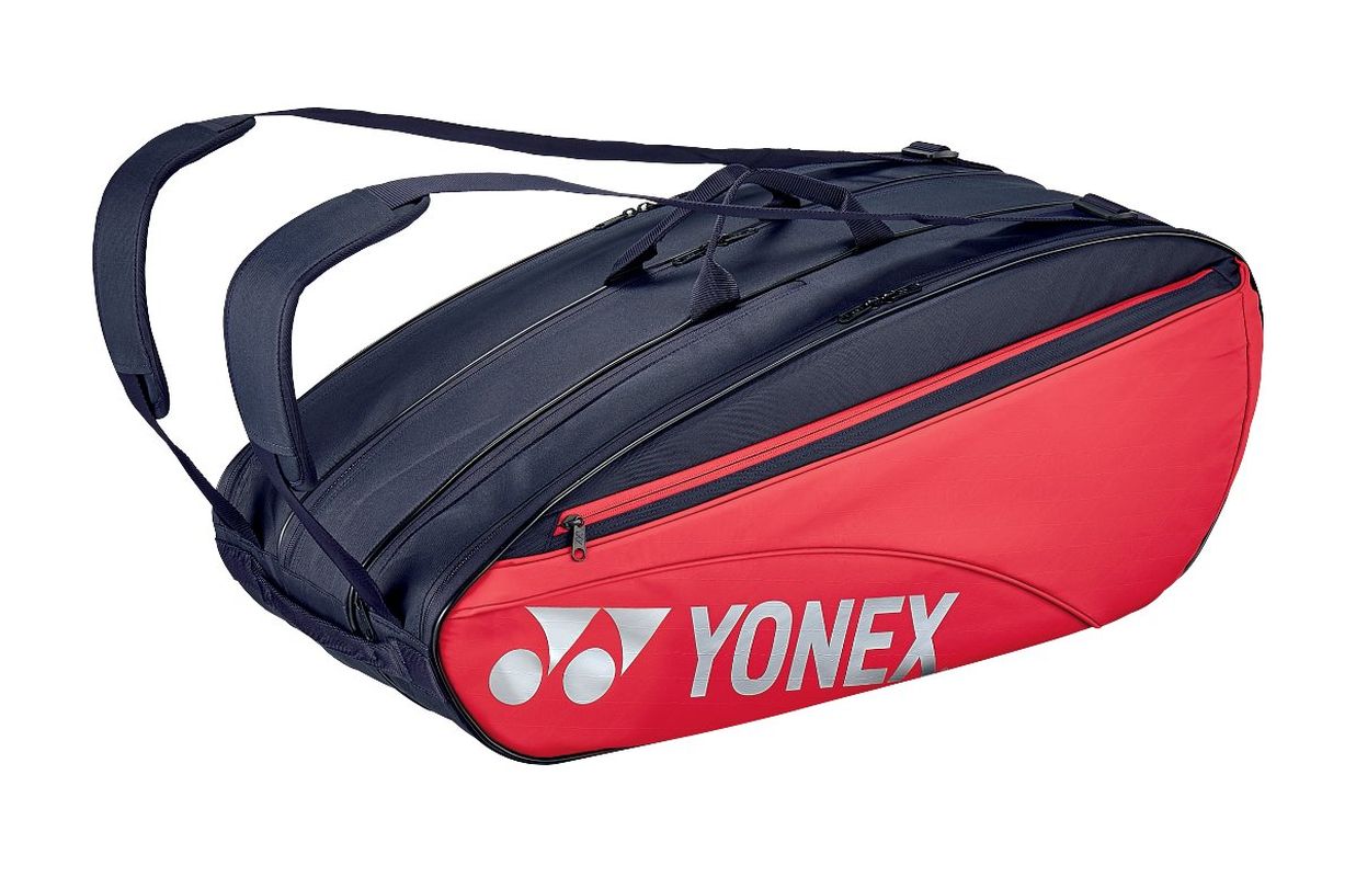 Yonex Team Racquet Bag (12 pcs) - scarlet